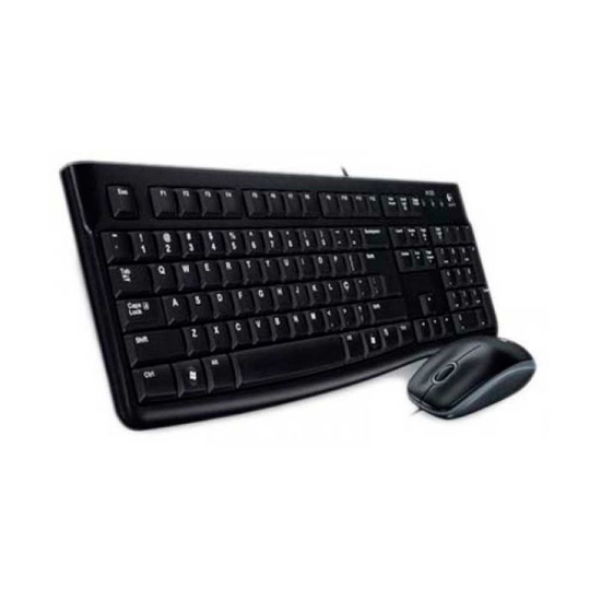 Imagem de COMBO TECLADO E MOUSE COM FIO LOGITECH MK120