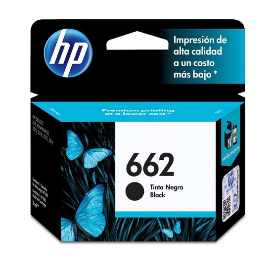 Imagem de CARTUCHO DE TINTA HP 662 PRETO