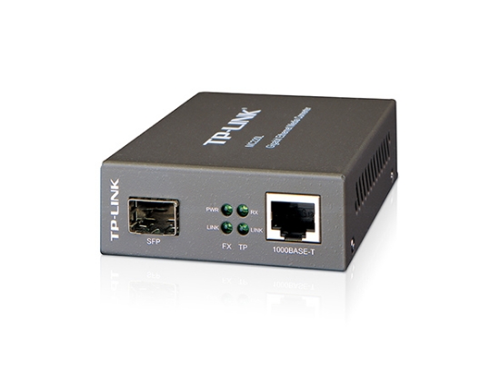 Imagem de MC220L     TP-LINK, CONVERSOR DE MIDIA SLOT SFP FIBRA 1000SX/LX - MC220L