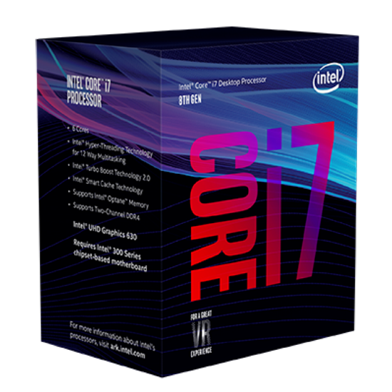 Imagem de PROCESSADOR INTEL CORE I7 8700 3,20 GHZ 12 MB CACHE LGA 1151 COFFEE LAKE 8ª GERAÇÃO