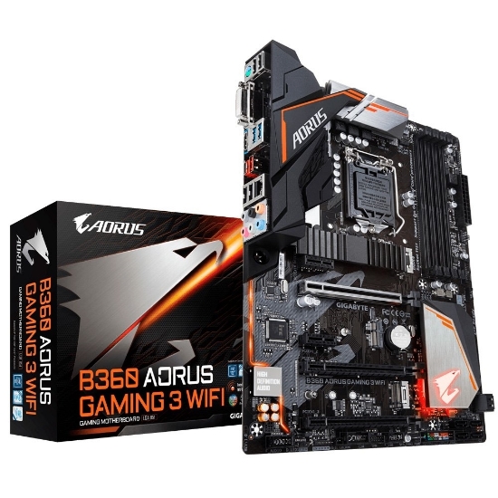 Imagem de MB P/INTEL, LGA1151 8ª GERAÇÃO, CHIPSET B360, 64GB, 4 DDR4, ATX - B360 AORUS GAMING 3