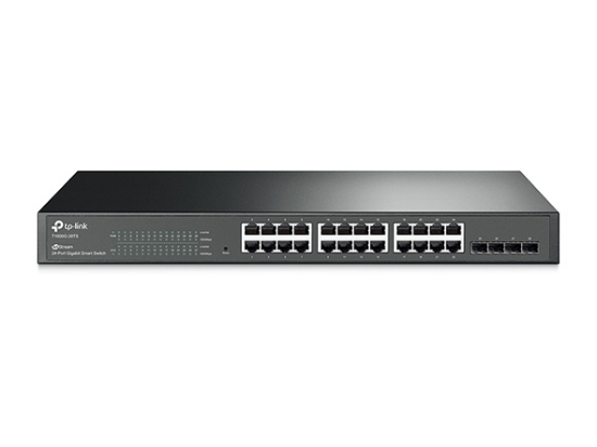 Imagem de T1600G-28TS         TP-LINK SWITCH SMART GIGABIT 24 PORTAS  4 SLOTS SFP JETSTREAM - T1600G-28TS TL-SG2424