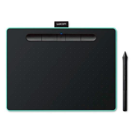 Imagem de MESA DIGITALIZADORA WACOM INTUOS MEDIA COM BLUETOOTH NA COR VERDE - CTL6100WLE0