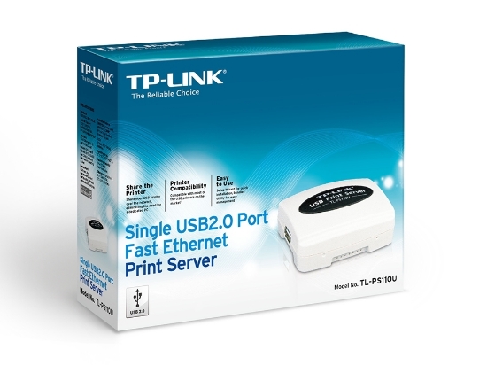 Imagem de TL-PS110U - TP-LINK, PRINT SERVER COM PORTA USB 2.0, SUPORTE A WINDOWS 9X/ME/NT/2000/XP/VISTA, MAC E UNIX/LINUX, COMPATI