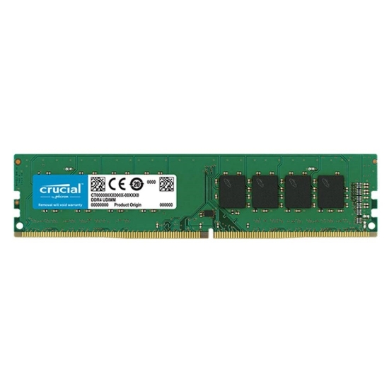 Imagem de MEMORIA CRUCIAL DESKTOP 4GB - DDR4 - 2400MHZ - CL17 - PC4-192000 - DIMM- MICRON