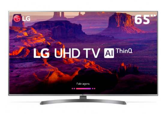 Imagem de TV LG 65" SMART PRO 4K AI UHD 65UM761C0SB CONTROLE MAGIC REMOTE  4HDMI 2USB