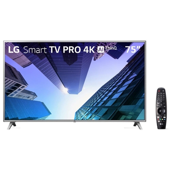 Imagem de TV LG 75" SMART 4K TV WebOS4.5  ThinQ AI QUADE CORE COM MAGIC REMOTE