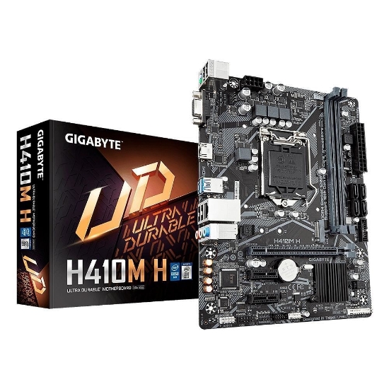 Imagem de MOTHERBOARD GIGABYTE  H410M H CHIPSET H410 EXPRESS  LGA 1200 DDR4  10º GERACAO