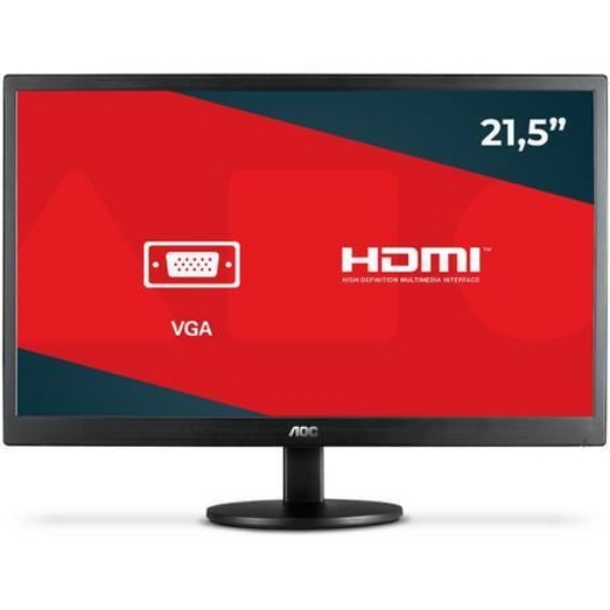 Imagem de AOC MONITOR 23,6 LED WIDE FHD VGA/HDMI PRETO                                                                                                                                                                                                    