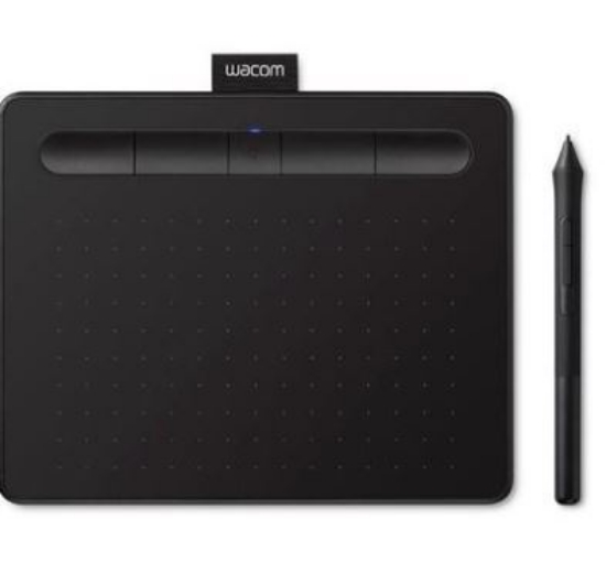 Imagem de MESA DIGITALIZADORA WACOM INTUOS PEQUENA COM BLUETOOTH NA COR PRETA - CTL4100WLK0