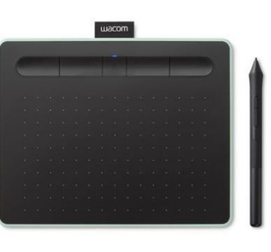 Imagem de MESA DIGITALIZADORA WACOM INTUOS PEQUENA COM BLUETOOTH NA COR VERDE - CTL4100WLE0