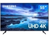 Imagem de SAMSUNG SMART TV UHD 4K AU7700 55" PROC. CRYSTAL 4K TELA SEM LIMITES VISUAL LIVRE DE CABOS ALEXA COMPATIVEL CONTROLE UNICO                                                                                                                      