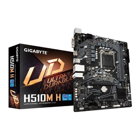 Imagem de MOTHERBOARD GIGABYTE H510M H, CHIPSET INTEL H510 EXPRESS LGA 1200, MATX DDR4  10º / 11º GERACAO - H510M H