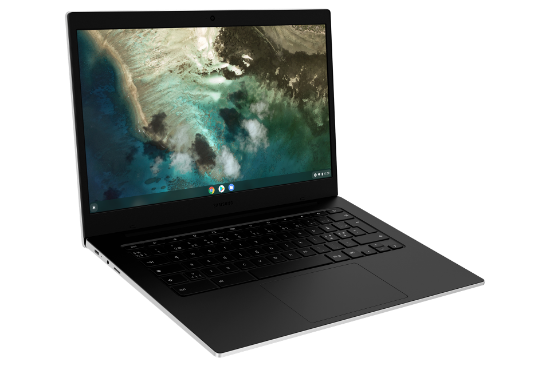 Imagem de SAMSUNG GALAXY CHROMEBOOK GO INTEL DUAL CORE, GOOGLE CHROME OS, 8GB, 64GB SSD, 14" HD LED, 1.45KG                                                                                                                                               