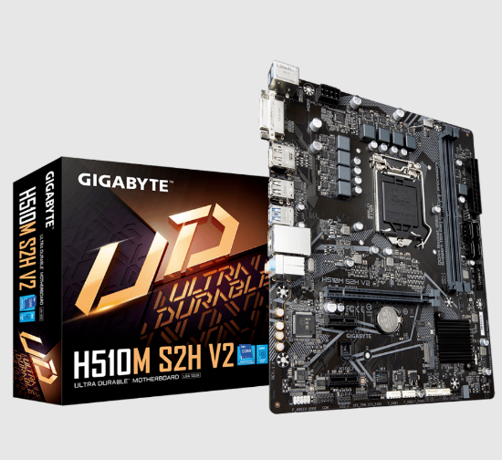 Imagem de MOTHERBOARD GIGABYTE H510M S2H (REV. 1.0), INTEL LGA1200, MICRO ATX, DDR4, LED RGB - H510M S2H