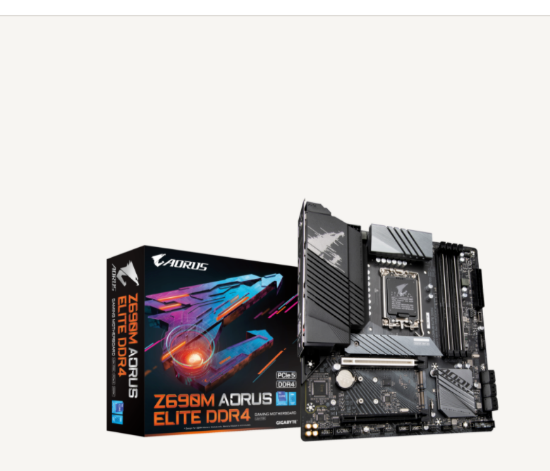 Imagem de MOTHERBOARD GIGABYTE Z690M AORUS ELITE DDR4 (REV. 1.0) - 12ª GERACAO