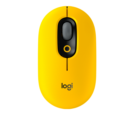 Imagem de MOUSE POP SEM FIO COM BOTAO EMOJI AMARELO BLAST