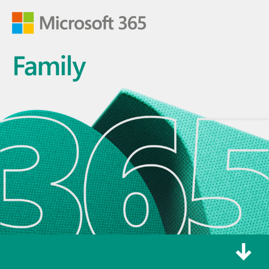 Imagem de MICROSOFT 365 FAMILY 12 MESES ESD