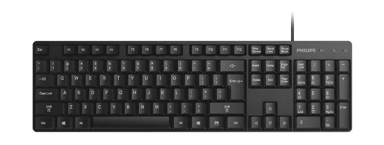 Imagem de PHILIPS TECLADO COM FIO SPK6254 107 TECLAS ABNT2 PRETO                                                                                                                                                                                          