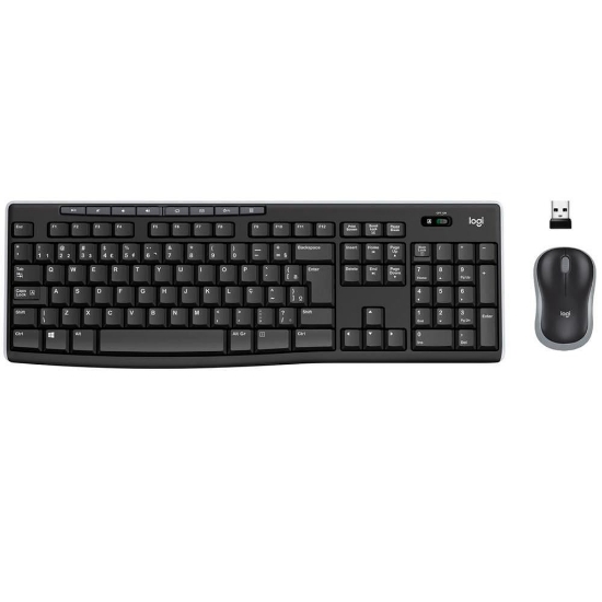 Imagem de KIT TECLADO E MOUSE SEM FIO MK270 LOGITECH