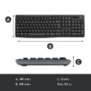 Imagem de KIT TECLADO E MOUSE SEM FIO MK270 LOGITECH