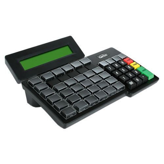 Imagem de GERTEC TECLADO PDV TEC 55, DISPLAY 4 LINHAS, 55 TECLAS, USB, LCM G00409510