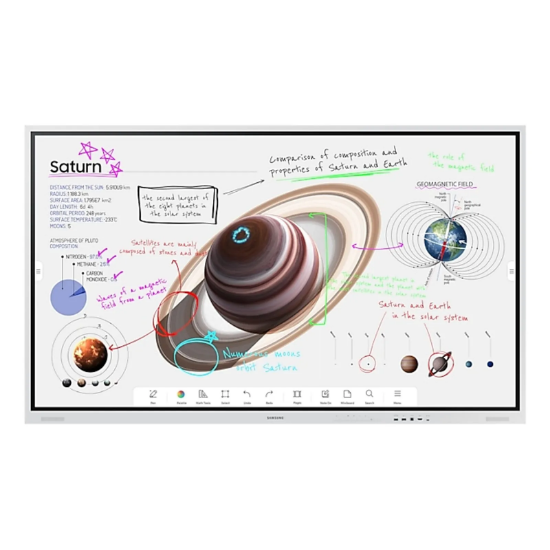 Imagem de SAMSUNG MONITOR FLIP PRO 85” WM85B TOUCH INTERATIVO (16/7) 350 NITS                                                                                                                                                                             