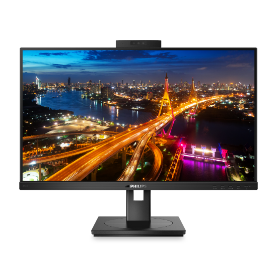 Imagem de PHILIPS MONITOR 23,8" LED IPS WIDE FHD 242B1H HDMI/DP/VGA/DVI-D/USB, WEBCAM, AJUSTE ALTURA E PIVOT                                                                                                                                              