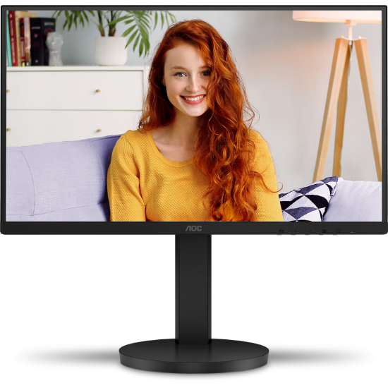 Imagem de AOC MONITOR 21,5" FHD 22B3HMF, 75HZ, 4MS, HDMI/VGA, VESA, AJUSTE DE ALTURA PRETO                                                                                                                                                                