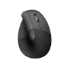 Imagem de Mouse Sem Fio Logitech Lift Vertical Grafite - Ergonomia e Precisão 910-006466