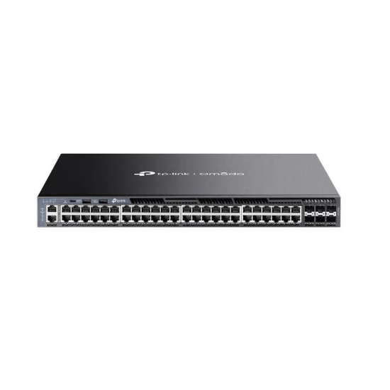 Imagem de SWITCH EMPILHAVEL L3 GERENCIAVEL DE 54 PORTAS COM 48 PORTAS GIGABIT E 6 PORTAS SFP+ 10GBPS