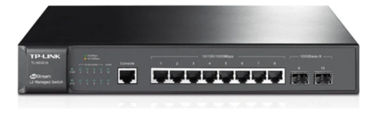 Imagem de SWITCH GERENCIAVEL GIGABIT L2+ DE 8 PORTAS COM 2 SLOTS SFP JETSTREAM