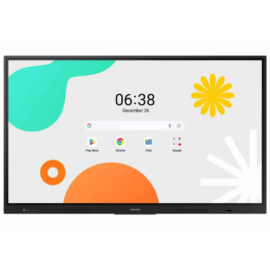 Imagem de Samsung Display Interativo 65” WAF UHD 4K WA65F com Android 14 e 40 Pontos de Toque