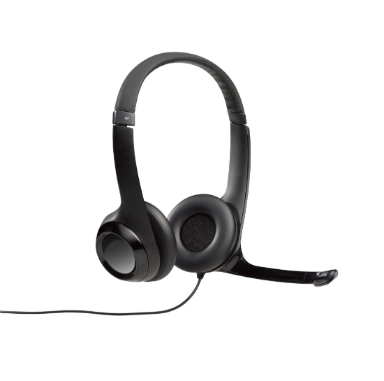 Imagem de Headset Logitech H390 USB Preto - Microfone com Cancelamento de Ruído