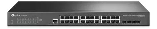 Imagem de Switch Gerenciável Gigabit TL-SG3428(BR) 24 Portas com 4 Slots SFP JetStream L2+