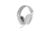 Imagem de Headset Sem Fio Logitech Zone Vibe 100 Branco - Conforto e Cancelamento de Ruído