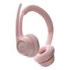 Imagem de Headset Sem Fio Logitech Zone 300 Rosa - Áudio Premium e Conforto