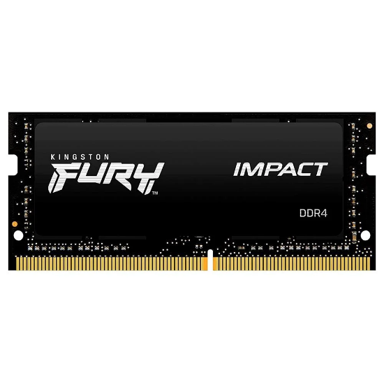 Imagem de Memória Kingston Fury Impact 8GB DDR4 3200MHz 1,2V Para Notebook KF432S20IB/8