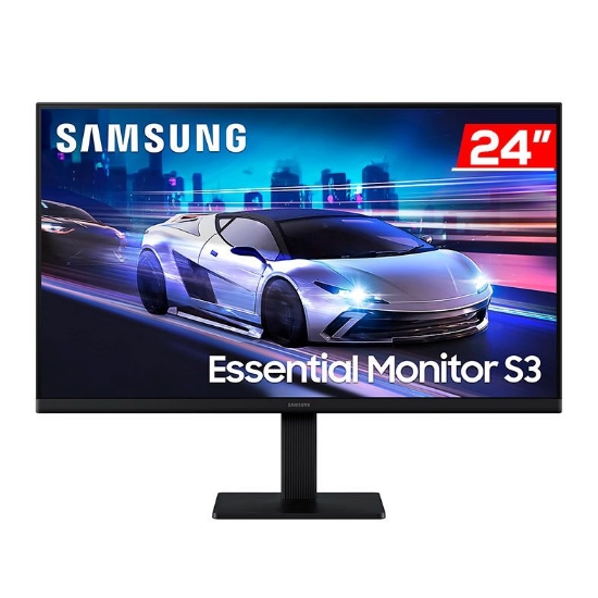 Imagem de Monitor Samsung Essential S3 24" FHD IPS 120Hz HDMI Preto - LS24F320GALMZD