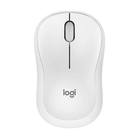 Imagem de Mouse Sem Fio Logitech M240 Branco - Conforto e Precisão Sem Fio